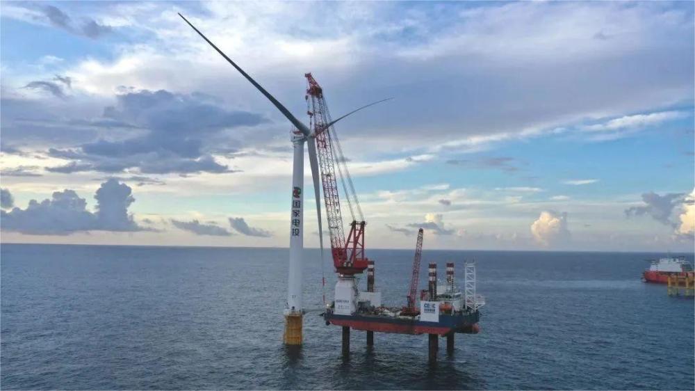 国家电投揭阳神泉二350MW海上风电场项目增容项目全容量并网